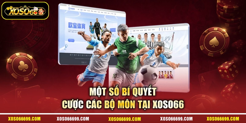 Một số bí quyết cược các bộ môn tại XOSO66